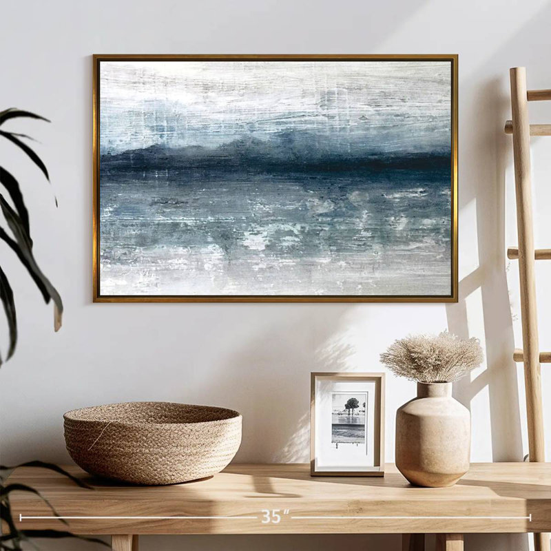 Horizon Clote, Cadre flottant doré, 25 po x 17 po
