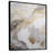 Gold and Grey Abstracted Line Artistry V - Print on Canvas-88516818-88516815