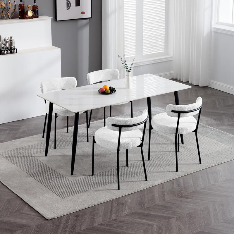 51 cm H Side Chair, White
