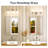 Dimmable Bathroom Vanity Light with Frosted Glass Shade-188272542-186880217