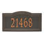 Plaque d'adresse murale 1 ligne Signature Series-825069304-825069307-825069308