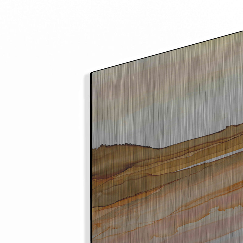 Brayden Studio «Desertscape II» par Chris Paschke, art mural en métal, H 12 po x l 12 po