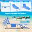 Chaise de bronzage 3 en 1 robuste avec trou pour le visage Chaise longue réglable à 5 positions pour l'extérieur-748943550