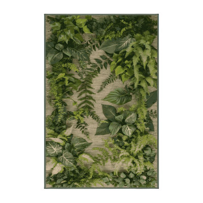 Tapis vert lavable à la machine