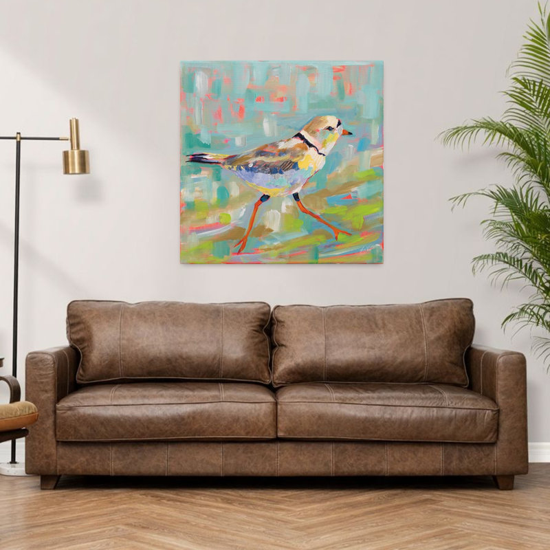 Pluvier côtier, oiseau, art côtier, H 36 po x l 36 po