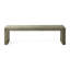 Banc de salle à manger en bois gris et taupe, inspiré, cadre de 63 po, durable, esthétique d'assemblage minimal, long et facile à assembler-130904681