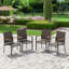 Patio Wicker Dining Chairs