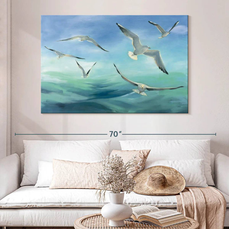 Mesmerizing Sea Flight, 34" H x 51" W