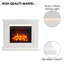 FLAMME Evora Electric Fireplace with surround 2kW Fireplace Heater White Multiple Colours Available-1540395972-1540395995