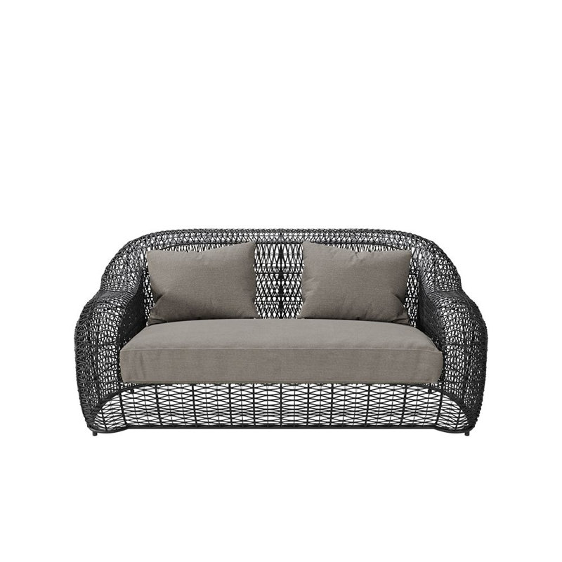 Balou Outdoor 2 - Seat Loveseat, Brown