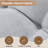 Outdoor Bench Seat Cushion，Features a non-slip sole，a hidden zipper，Patio Chair Cushions,36*14*4 in,gray-319379650-316784541