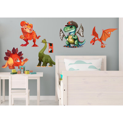 Cleveland Browns Dinosaurs Wall Decal Pack