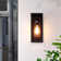 Rasharkin Classic Outdoor Wall Sconce 1 Light Rectangular Metal Frame and Clear Glass Shade Waterproof