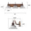 Luminaire de meuble-lavabo vintage avec abat-jour en verre fleur-842805898-842805901