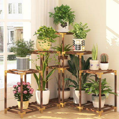 Support d'angle pour plantes d'intérieur