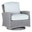 Outdoor Astoria Swivel Glider Wicker Chair with Cushions-1477050217-1477043215-1608834413