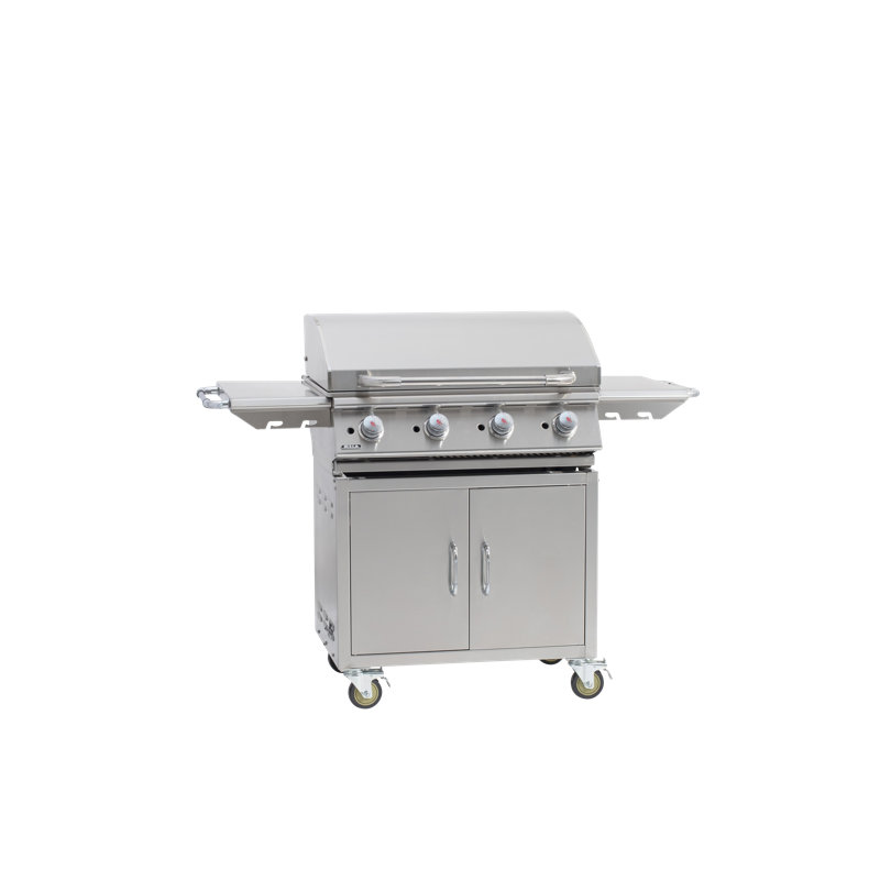 Plaque chauffante autoportante de style commercial 30 po avec 4 brûleurs Bull Outdoor Products, Propane liquide