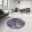 Tapis décoratif multicolore à motif abstrait-1717402660