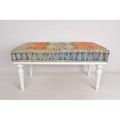 Banc assis, banc de café, banc de repose-pieds, banc rembourré, banc de tapis turc, banc Kilim, banc de décoration intérieure, banc fait à la main