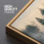 «Soft Foggy Forest Lake Reflection», impression murale sur toile encadrée-133897544-133897543