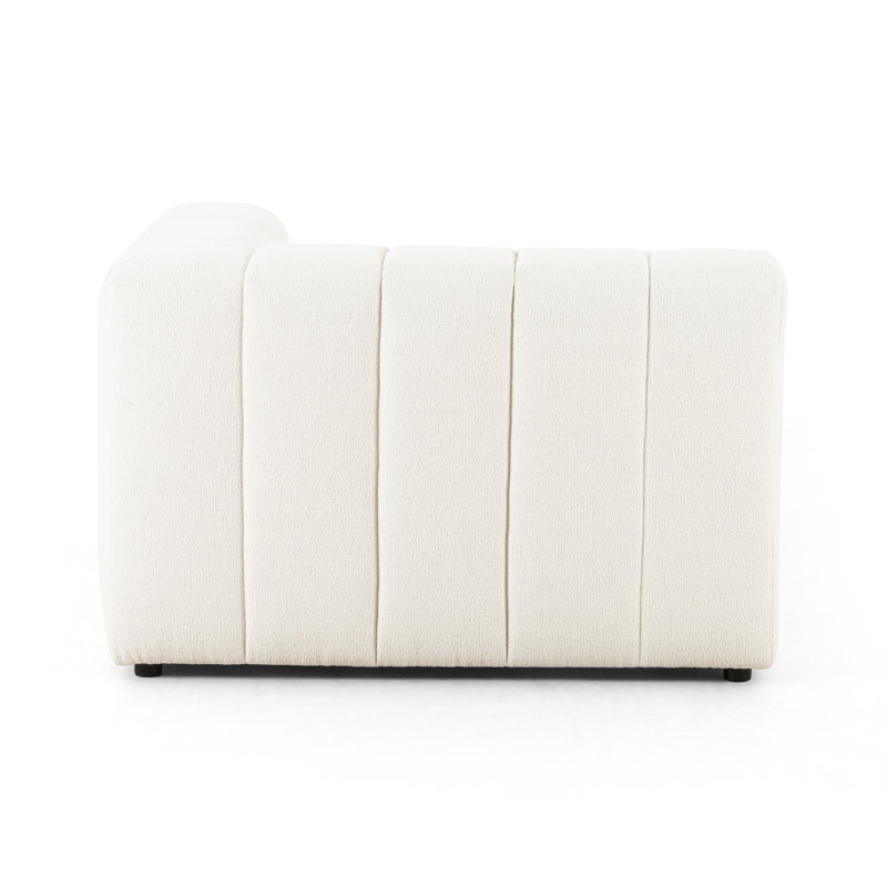 Channeled Laf Chaise Piece, Right Hand Facing, Fayette Cloud