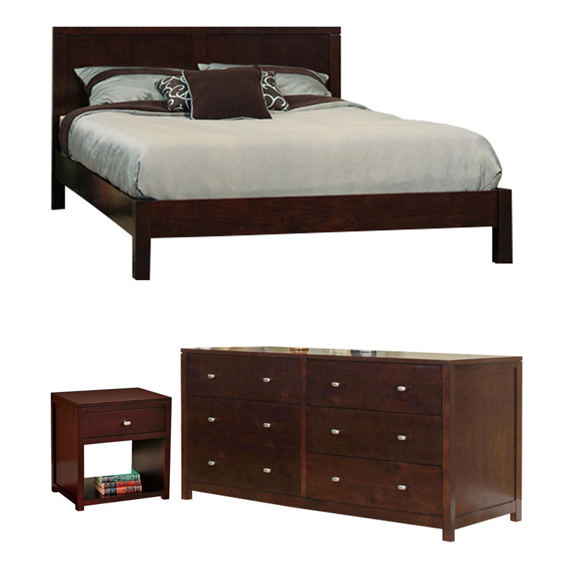 Saragossa Solid Wood Piece Bedroom Set