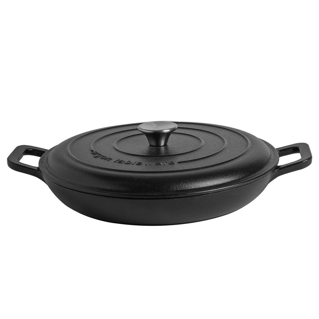 Argon Tableware - Shallow Cast Iron Casserole Dish