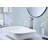 Waterfall Bathroom Sink Faucet - Single Handle + Pop-up Drain (no Overflow), Stainless Steel