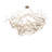 32 - Light Steel Dimmable Geometric Chandelier