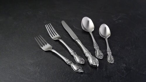 Oneida Michelangelo 5 Piece 18/10 Stainless Steel Flatware Set, Service for  1 & Reviews