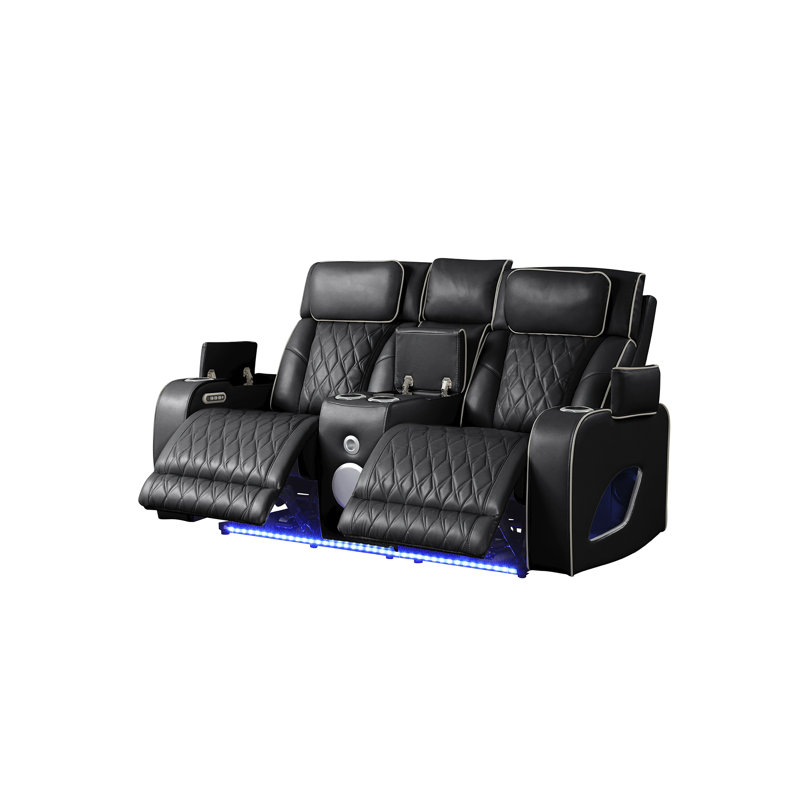 Nostrand Reclining Sofa, Black