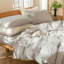 Ensemble de housse de couette légère avec fermeture à glissière 8 attaches 100% coton lavé MooMee-109236629-111219974