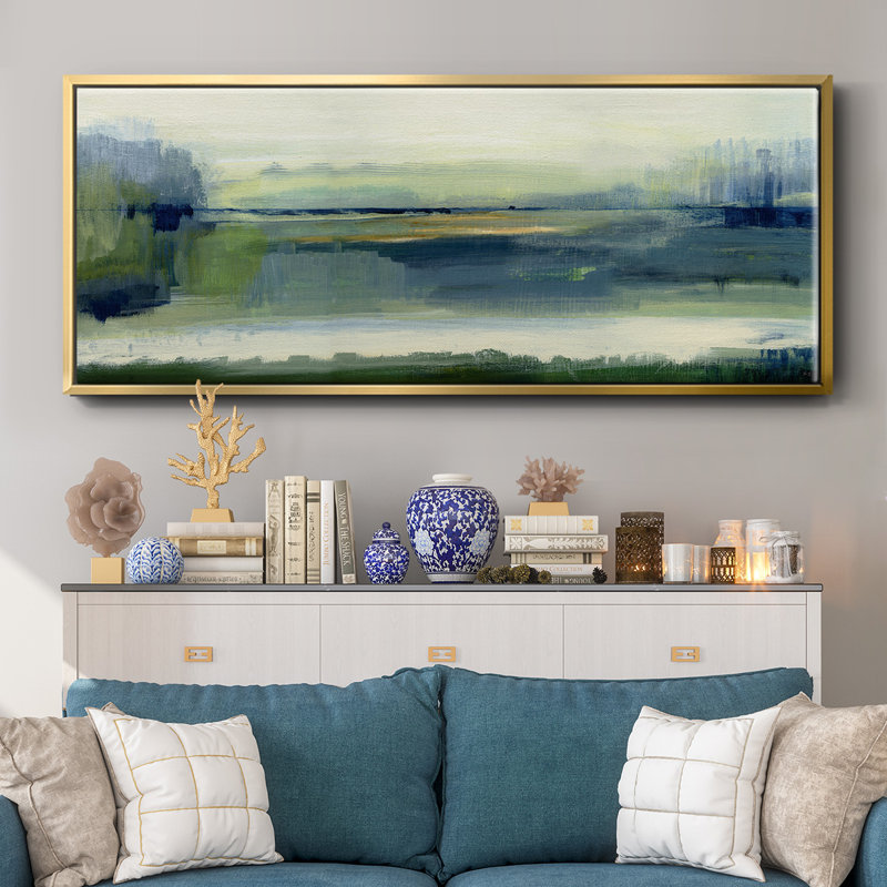 Glistening Meadow - toile encadrée, H 20 po x l 50 po