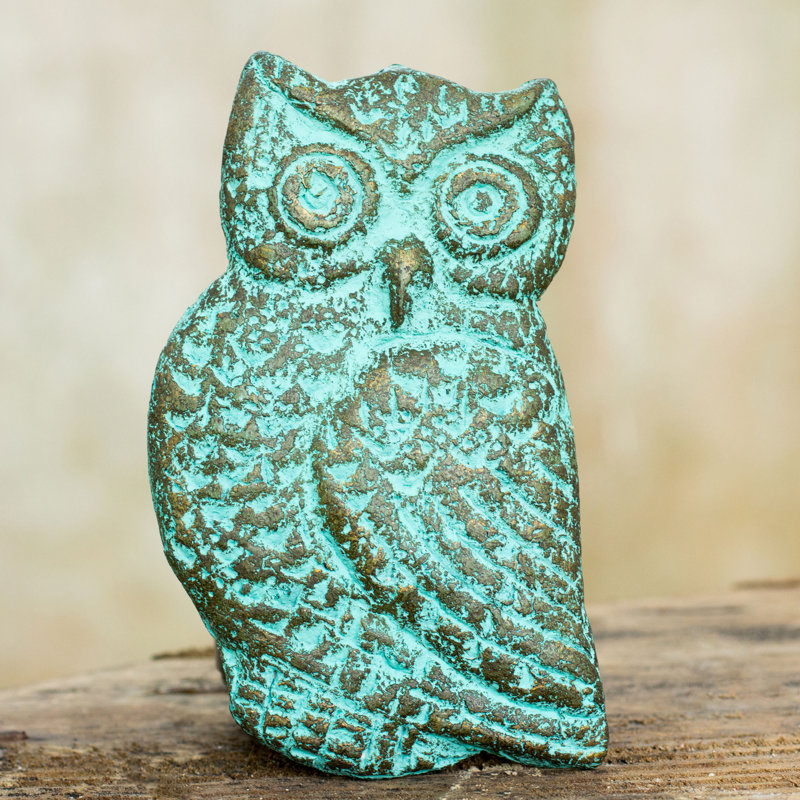 Magnifique sculpture murale en papier recyclé hibou