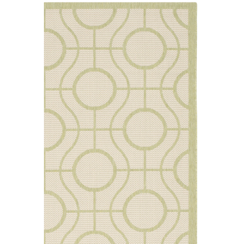 Tapis intérieur / extérieur beige Arneshia, Tapis de couloir 2 pi 3 po x 6 pi 7 po