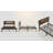 Gerrita Solid Bamboo and Metal Platform Bed with Integrated Headboard-670962503-651781913
