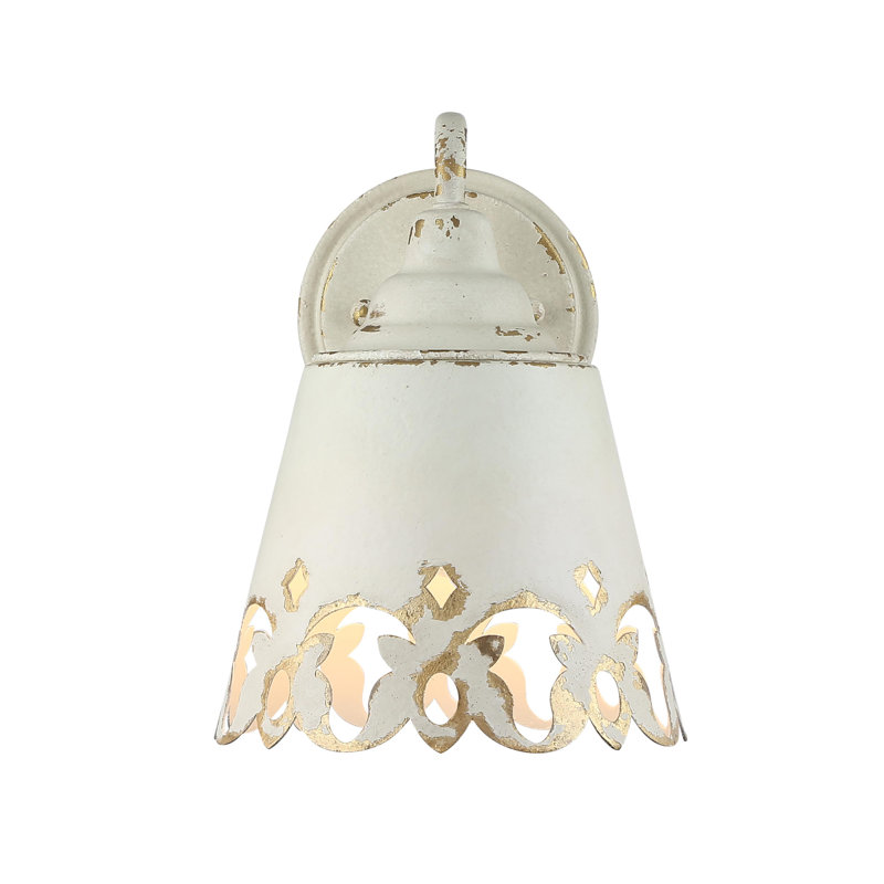 Demis 1-Light Vanity Light in Antique Ivory