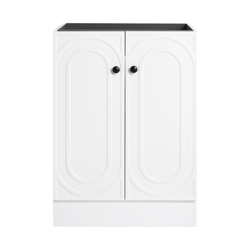 Freestanding Bathroom Vanity-Excluding Sink, White