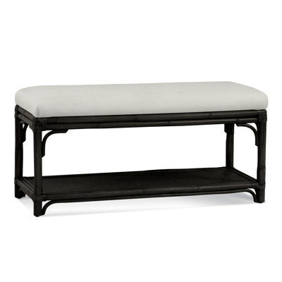 Banc de rangement en osier Summer Retreat