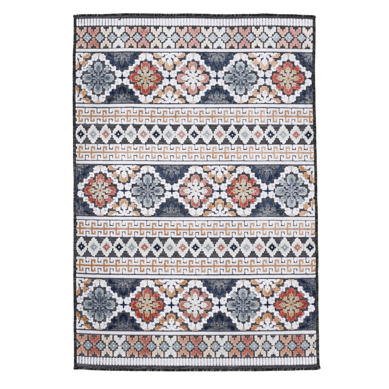 Floral Indoor / Outdoor Area Rug, Rectangle 120 x 170cm