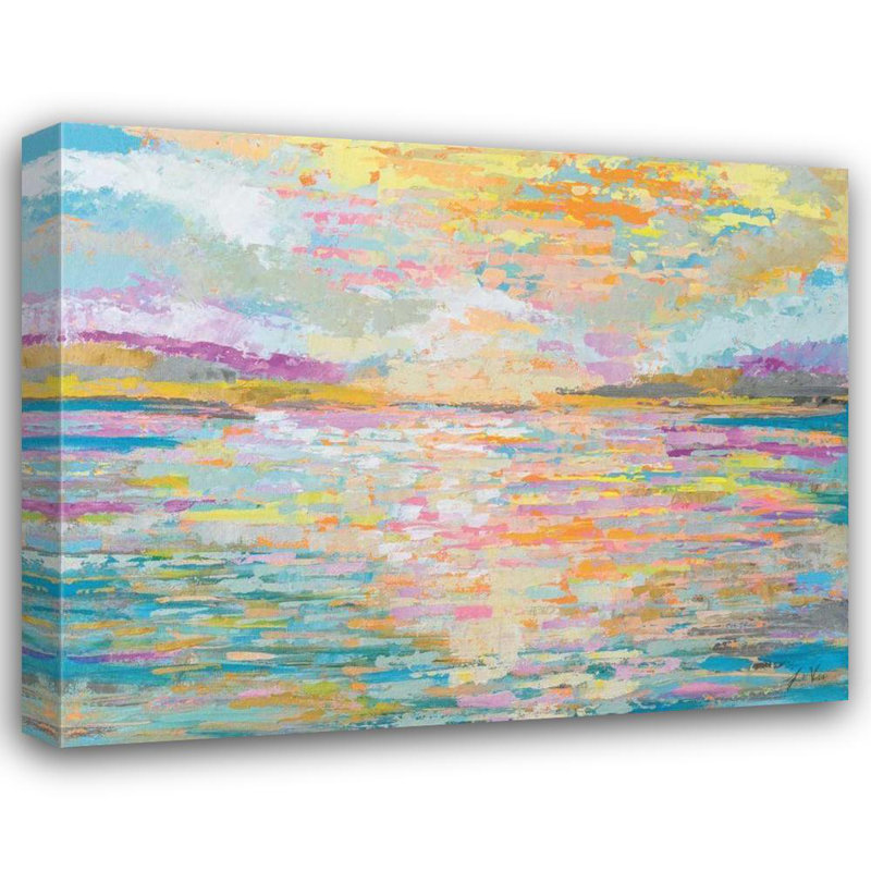 «Breakwater Bay Vertentes», galerie d'art Jeanette sur toile tendue: Ocean Sunrise, H 20 po x l 24 po