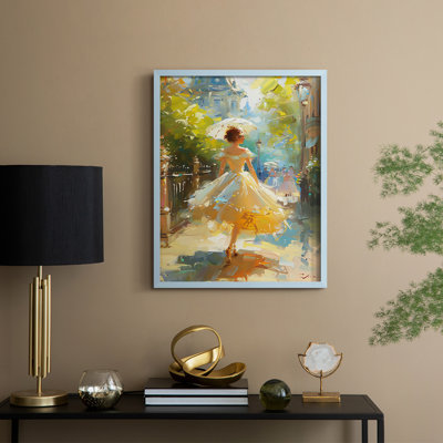 «WOMEN Series DCCXCV», reproduction d'art encadrée - bois massif