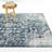 Bastian Blue Distressed Traditional Area Rug-1435393790