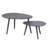Deko Living 3 Piece Gray Outdoor Compression Foam Sofa and Table Set