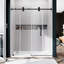 Porte de douche coulissante simple sans cadre l 50 "- H 55" x H 76 "-85016944
