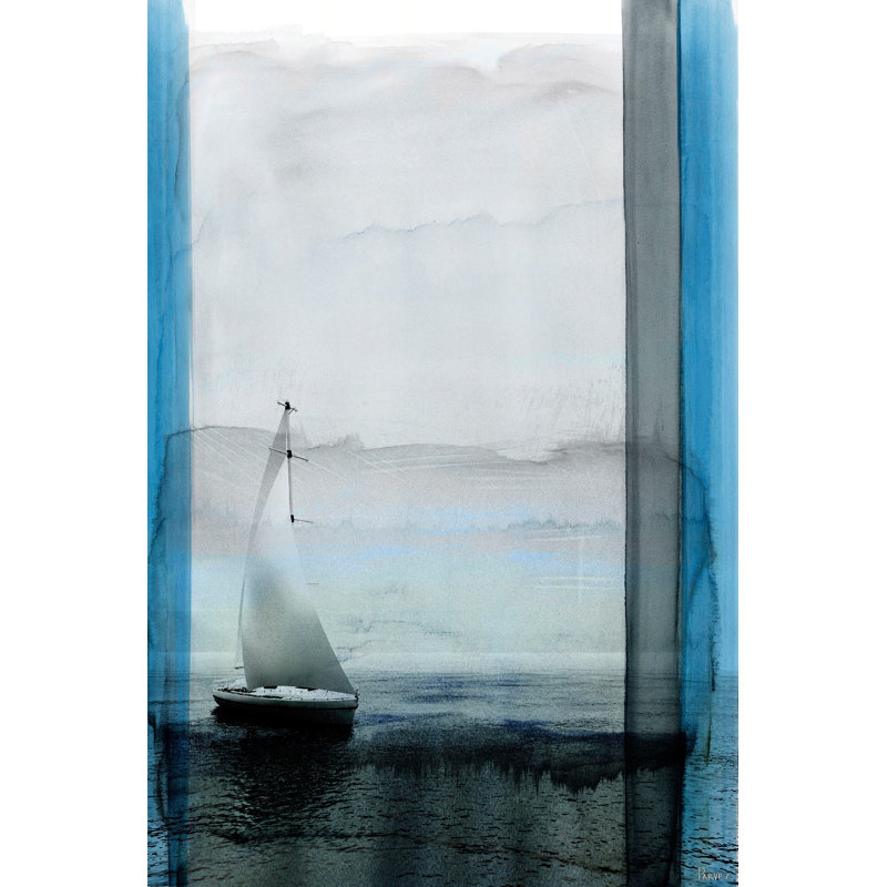 Voiles par Parvez Taj - reproduction sur toile, H 60 po x l 40 po