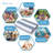 Azrielle Striped Indoor / Outdoor Rug-146504795