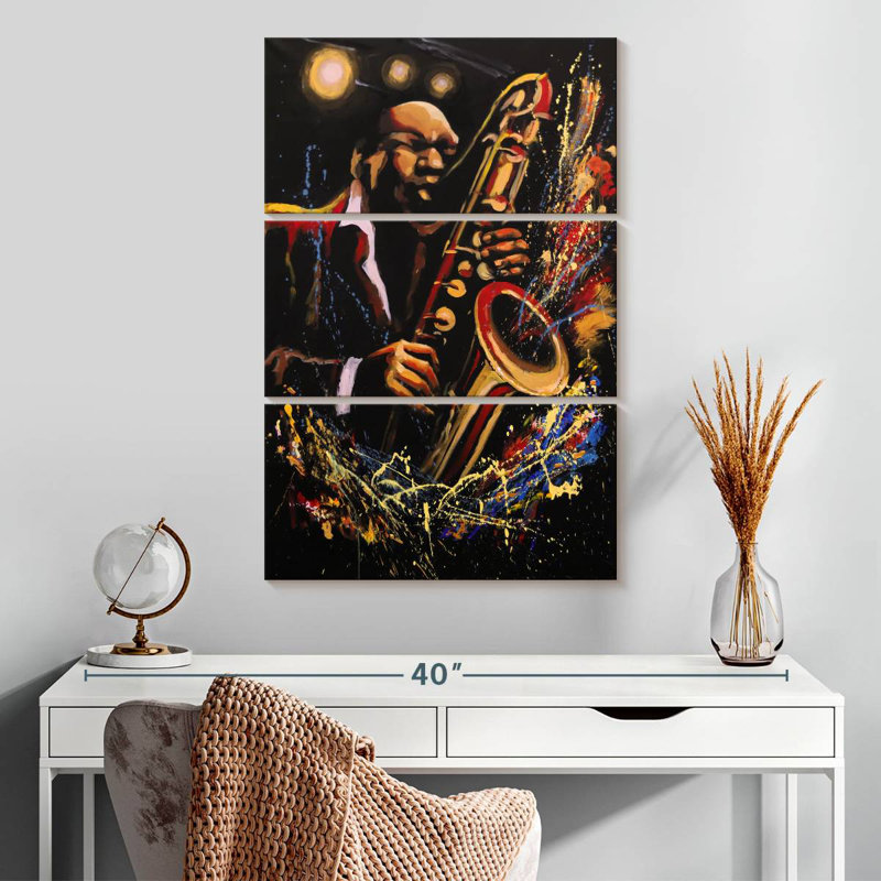 Acrylique Abarca Jazz, H 32 po x l 20 po