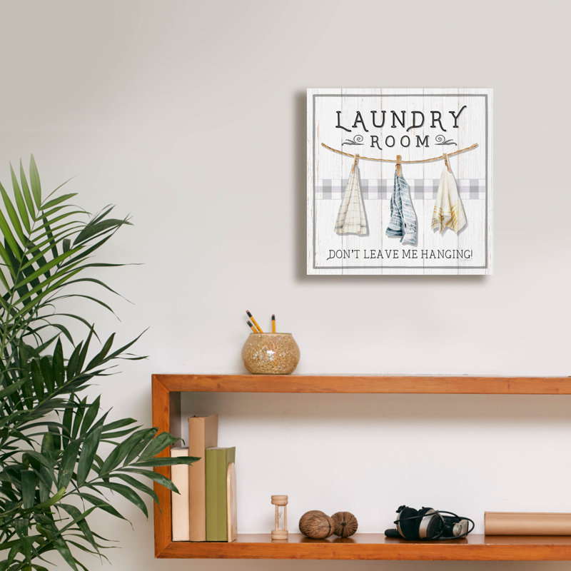  «Laundry Room» par Elizabeth Tyndall, art mural sur toile, 12 po x 12 po