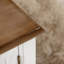 Console avec tiroirs, table d'entrée vintage avec 2 tiroirs